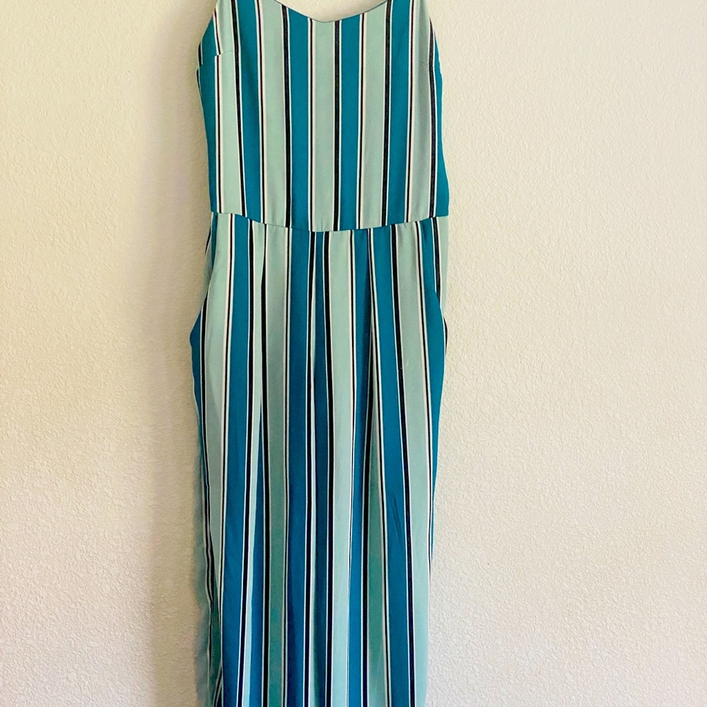 Women’s Striped Jumpsuit